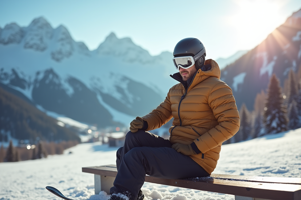 ski genoux