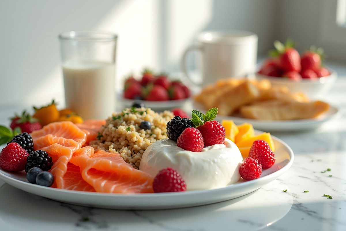 petit-déjeuner musculation